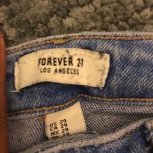 Forever 21 Stretchy Distressed Jeans